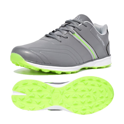 Men's Large Size Waterproof Golf Shoes, 