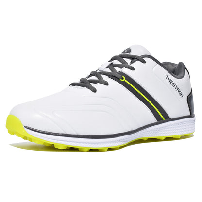 Men's Large Size Waterproof Golf Shoes, 